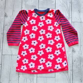 Nutmeg Knitted Flowered Dress Age 18-24 Months